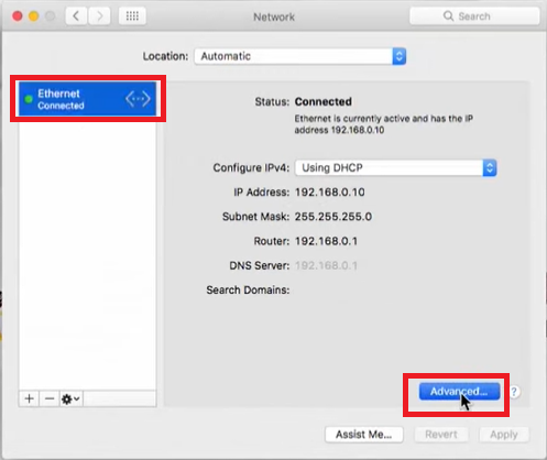 how to disable ipv6 on mac nic adapter