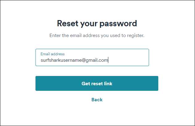 What To Do If I Have Lost Or Forgotten My Email Address Or Password Surfshark Customer Support