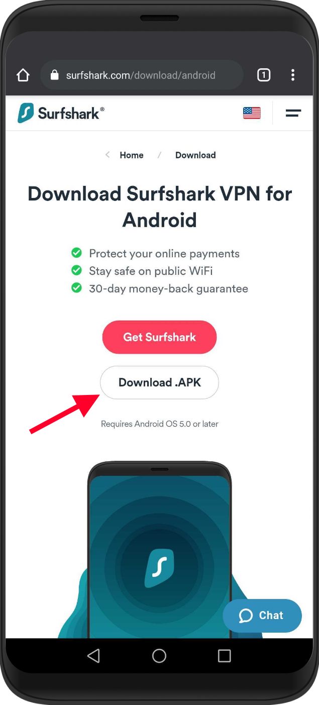 How to set up Surfshark VPN on Android using APK installation