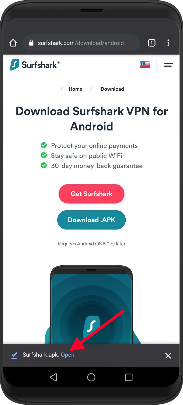 How to set up Surfshark VPN on Android using APK