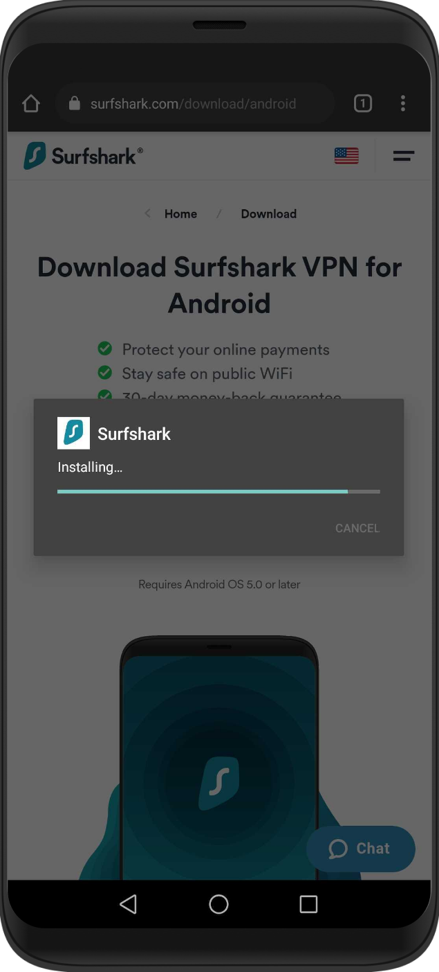 How to set up Surfshark VPN on Android using APK