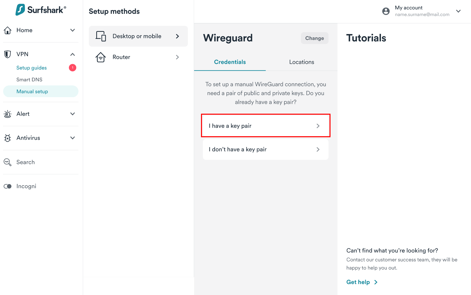 How to set up a manual WireGuard connection on a router – Surfshark ...