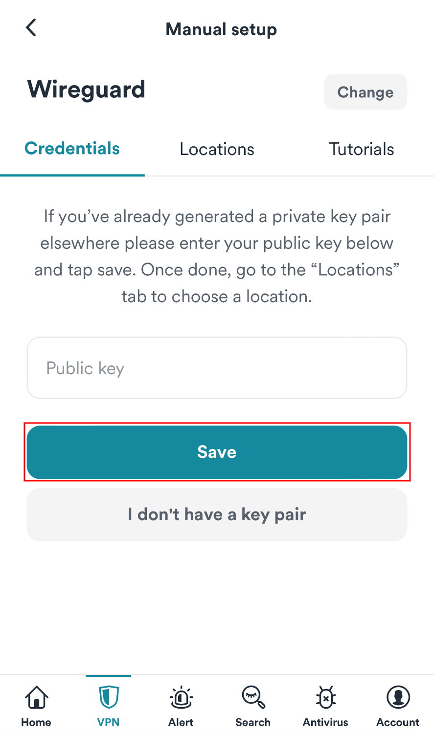 How to set up a manual WireGuard connection on iOS – Surfshark Customer ...